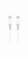 Swissten Datový Kabel TPE USB-C/USB-C Power delivery 5A (100W) 1,5 M bílý