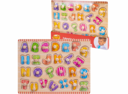 Puzzle s dřevěnými písmeny