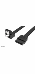 AKASA kabel SATA3, pravoúhlý, 50 cm