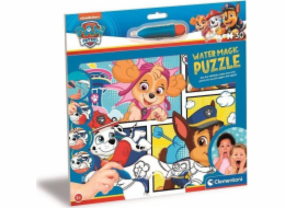 Clementoni - Puzzle s malováním vodou Water Magic: Tlapková patrola 30 dí