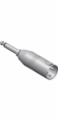 Samec XLR až 6,3 mm samec Mono Jack