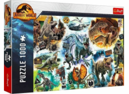 Puzzle 1000 dílků Sv. Na stopě dinosaura v Jurském parku