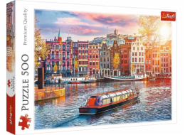 Puzzle 500 dílků v Amsterdamu Nizozemsko