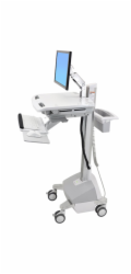 ERGOTRON StyleView® Cart with LCD Arm, Powered, pojízdný vozík s napájením, rameno pro LCD,  kláv.