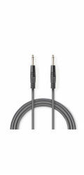 Nedis COTH23000GY30 - Nevyvážený Audiokabel | 6,35mm Zástrčka – 6,35mm Zástrčka | 3 m | Šedá barva