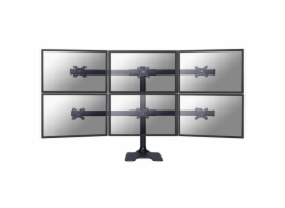 Neomounts FPMA-D700DD6 - Stojan - pro 6 LCD displejů - černá - velikost obrazovky: 10"-27" - stolní stojan, upevnitelné na stůl