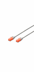 Digitus Patch Cable, CAT 6 UTP, AWG 26, měď, bílý 3m