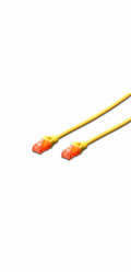 Digitus Patch Cable, CAT 6 UTP, AWG 26, měď, žlutý, 2m