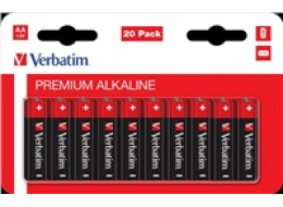 VERBATIM AA Alkalická Baterie 20 Pack / LR6