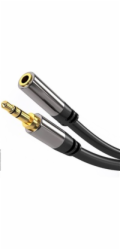 PREMIUMCORD prodlužovací kabel, Jack 3.5mm - Jack 3.5mm M/F 5m