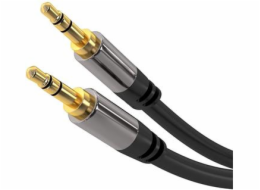 PREMIUMCORD kabel, Jack 3.5mm - Jack 3.5mm M/M 1,5m