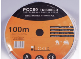Libox Kabel koncentryczny PCC80 100m koaxiální kabel RG-6/U Bílá