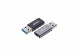 AKASA adaptér USB3.1 Gen2 Type-C na Type-A (F/M), 2ks v balení