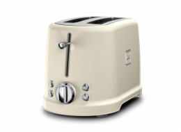 Novis Iconic Line - Toaster T2 SET mit Brötchenwärmer, creme