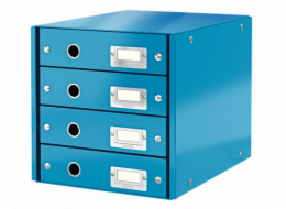 LEITZ Zásuvkový box  Click&Store, 4 zásuvky, modrá