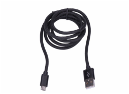 Solight USB kabel, USB 2.0 A konektor - USB B micro konektor, blistr, 1m - SSC1401