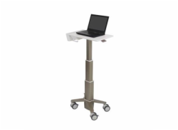 Ergotron CareFit - Vozík - Slim - pro notebook (počítač) - hliník, vysoce kvalitní plast, pozinkovaná ocel - bílá, teplá šedá - velikost obrazovky: až do 17,3"