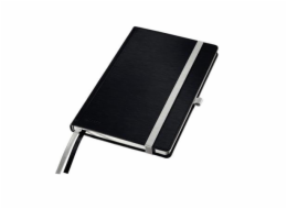 LEITZ Zápisník  STYLE A5, tvrdé desky, čistý, saténově černá