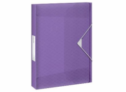 NOBO Box na dokumenty Esselte Colour Breeze, 25mm, levandulová