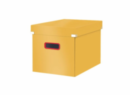 LEITZ Čtvercová krabice  Click&Store COSY, velikost L (A4), teplá žlutá