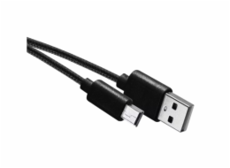 nabíjecí/datový kabel USB-A 2.0 / mini USB-B 2.0, 2m, černý