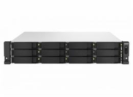 QNAP TS-h987XU-RP NAS Rack (1U) Intel Xeon E E-2334 16 GB DDR4 QuTS hero Černá, Stříbrná