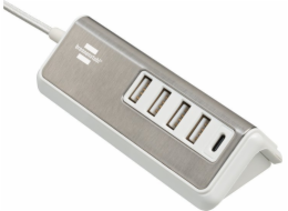Brennenstuhl USB-multinabíjecka 1,5m kab. 4xUSB TYP A + 1x TYP C