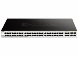 D-Link DGS-1210-48 52-port Gigabit Smart Switch, 48x GbE, 4x RJ45/SFP, fanless