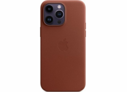 Kožené pouzdro s MagSafe pro iPhone 14 Pro Max - umbr