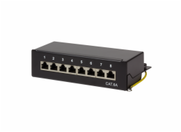 LOGILINK NP0018B LOGILINK- Patch Panel Desktop Cat.6A STP 8 ports, Black