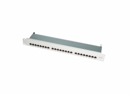 LogiLink Patch Panel - RJ-45 X 24 - Hellšedá, RAL 7035 - 1U - 48.3 cm (19&quot;)