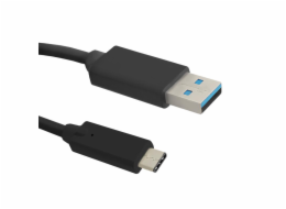 Qoltec USB Type-C 3.1 Male Cable | USB 3.0 Type A Male | 0.25m