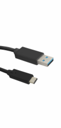 Qoltec USB Type-C 3.1 Male Cable | USB 3.0 Type A Male | 0.25m