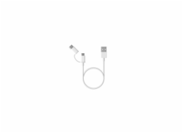 Xiaomi 2 in 1 USB Cable Micro USB to Type C 30cm White