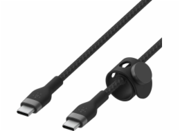 Belkin BOOST CHARGE™ USB-C/USB-C kabel, 3m, černý - odolný PRO Flex