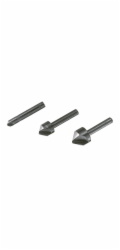 Wolfcraft 3 Záhlubníky, stopka 6 mm D6,12, 16 2504000