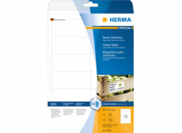 Herma Labels 10907, A4, 97 x 42,3 mm, extrémně lepivé, bílý matný papír, 300 ks (10907)
