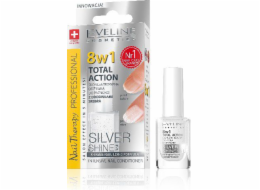 Eveline Nail Therapy lakový kondicionér Total Therapy 8v1 Silver Shine 12ml