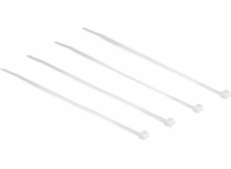 Delock - Kabelová stahovací páska - 20 cm - průhledná (balení 100)