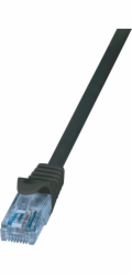 LOGILINK CP3013U LOGILINK - Patch Cable Cat.6A 10GE Home U/UTP EconLine black 0,25m