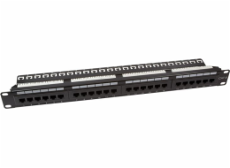 LOGILINK NP0004A LOGILINK- CAT6 Patch Panel 19 24-portový, UTP, černý