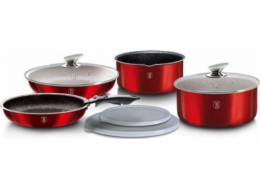 BerlingerHaus sada nádobí Click & Cook BH-6145 Burgundy Metallic Line