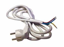 Flexo šňůra PVC 3x1,0mm 3m bílá EMOS S14313