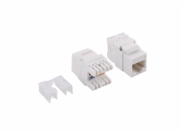 LOGILINK NK4005 LOGILINK - Keystone Jack RJ45 Cat.6 UTP 180° LSA/IDC klikr, bílý
