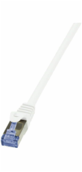 LOGILINK CQ4091S LOGILINK - Cat.6A Patch cable made from Cat.7 raw cable, white, 10m