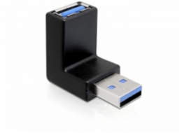 Delock USB adaptér USB - USB černý (65340)