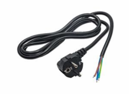 Akyga napájecí kabel 1.5m/250V/PVC/černá 