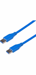 Akyga kabel USB 3.0 A-A 1.8m/modra