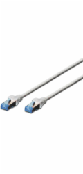 Digitus CAT 5e SF-UTP patch cable, PVC AWG 26/7, length 3 m, color grey