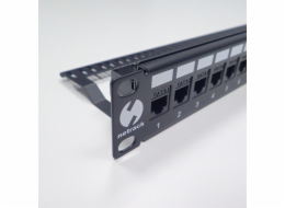 NETRACK 104-20 patch panel keystone 19 24-ports UTP with shelf
